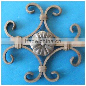 forging and casting ornamental iron rosette