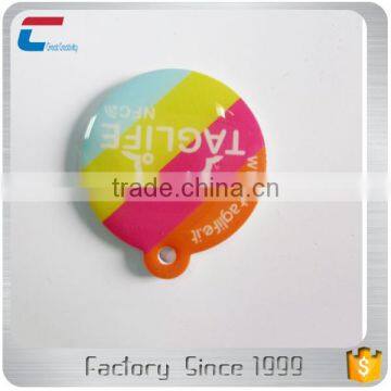 Customized Waterproof Passive 13.56MHz RFID Smart Epoxy Nfc Tag Dog Tag photo-2