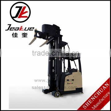 Jeakue brand 1200kg three way electric forklift truck