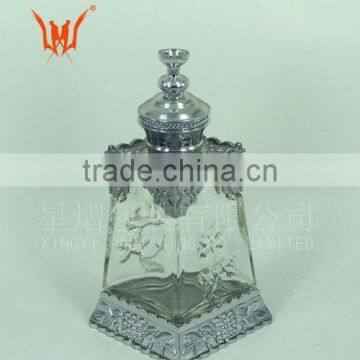 GRAY ALLOY PERFUME BOTTLES EITH CHEAP PRICE ,MINI STYLE