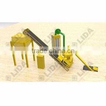 LIDA 5-6 T/H Wood Biomass Production Line With High-quality and CE