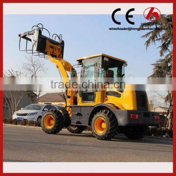 ISO ZL08A small loader with quick coupler