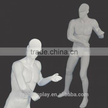 Fashion Matt White Kungfu Sports Male Mannequin photo-4