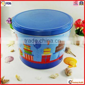 Food Packing Factory Wholesale Metal Popcorn Tin Box Size photo-2