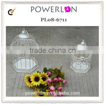 New Design Wedding Shabby Chic Decoration Iron Small Bird Cage photo-4