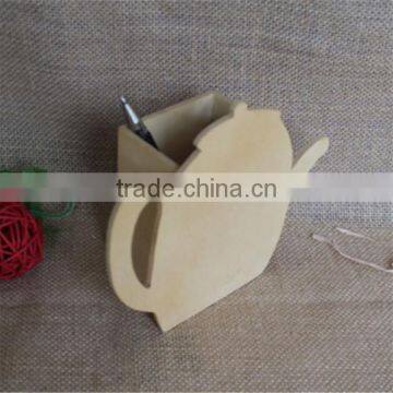 Handmade Cheap Cup Shape Used Promotional Wooden Decorative Pen Holder photo-2