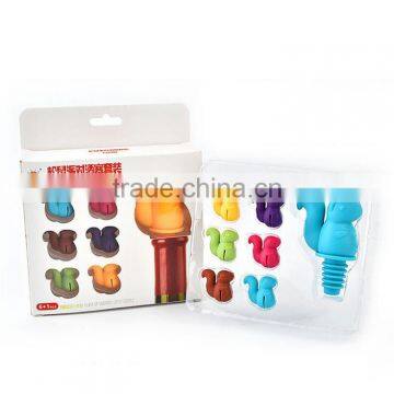 Cute Cartoon Shape Squirrel Party Wine Plug Set, Colorful Squirrel Bottle Stopper photo-6