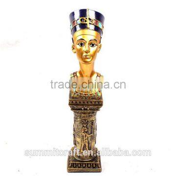 Egypt series of the Queen's head antique resin egyptian statues wholesale