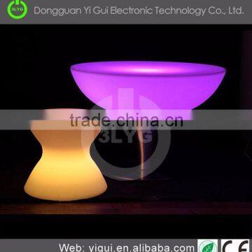 Wedding Event Dining Using Led Light up Cube Table With Glass photo-5