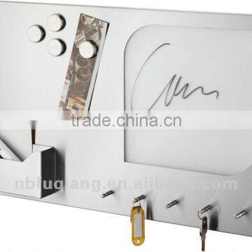 FQ-811 Durable lockable stainless steel report board, notice board, message board