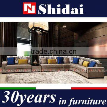 Modern Big L Shaped Sofa Design Sectional With Corner Table G1121A