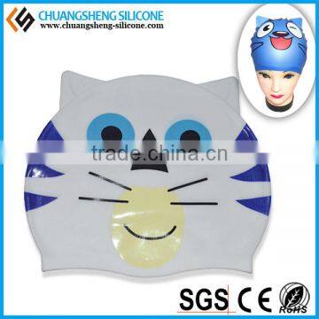 Animals Printing Unisex Sports Accessory Waterproof Swiming Cap photo-2