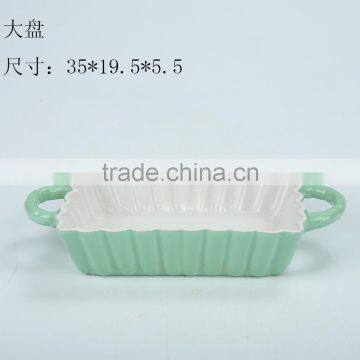 2016 New Design Hot Sale Manufacture Ceramic Bakeware,ceramic Baking Beansceramic Baking Tray photo-3