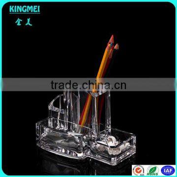 Crystal Clear Acrylic Desktop Pen Pot & Pen Holders & Storage box