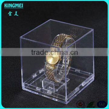 Desktop Perspex Acrylic c Shape Watch Display, Handmade Single Watch Holder Watch Stand photo-3