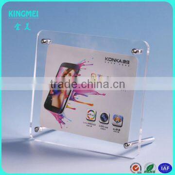 Love Heart-shaped Clear Acrylic Photo Frame,mini Acrylic Photo Picture Frame ,acrylic Frame photo-2
