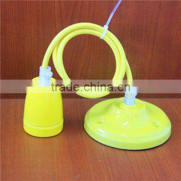 E27 DIY Colorful Screw Contemporary Ceiling Porcelain Droplight Drop Light Lampholder photo-5