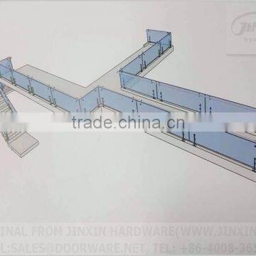 Stainless Steel Short Spigot/mini Post/glass Balustrade Spigot,exterior Handrail Lowes photo-6