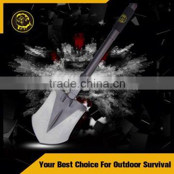 Steel Black Survival Folding Shovel With Nylon Bag