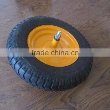 Rubber Wheel 4.00-8 With Steel Rim for Tool Cart Use photo-5