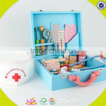 Wholesale Good Sale Wooden Medical Box Toy for Kids,Pretend Play Child Doctor Toy,High Quality Wooden Medical Toy W10D012 photo-5