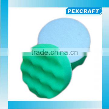 8.5" wave face hook and loop polishing pad