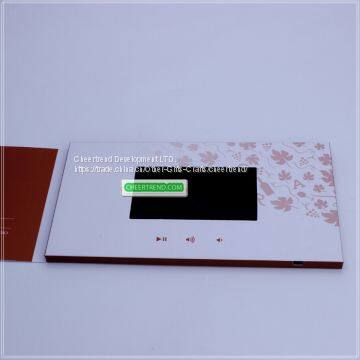 Promotional TFT Screen 4.3 Inch Lcd Video Greeting Card, Video Brochure photo-4