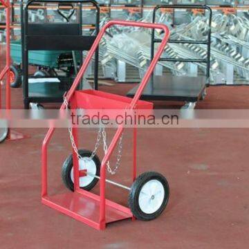 hot sale made in china double oxygen drum cylinder tool cart