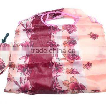 Full Color Printed Nylon Tote Bags Fashion Promotional Shopping Bags Storage Foldable Bags photo-2