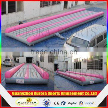 Hot salt inflatable tumbling track inflatable air trampoline track for sale