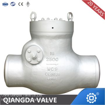 Pressure seal swing check valves