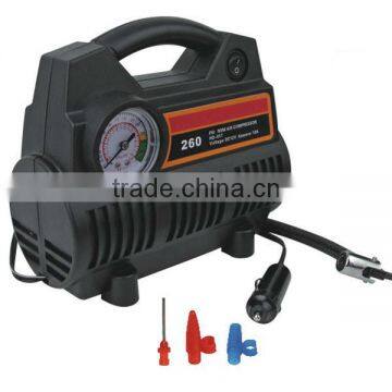 Car Tire Emergency Repair Tool DC 12V 260PSI Portable Micro Car Air Compressor Pump