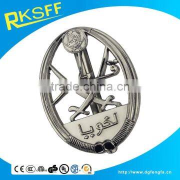 custom circle lettering metal Medal