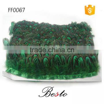 Cheap wholeasel new custom artificial dyed decorative feather trimming for decoration