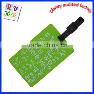 Personalized Full Color Print Plastic ID Pvc Luggage Tag / Pvc Luggage Name Tag photo-4