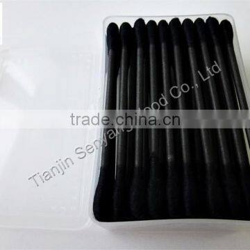 black stick cosmatic ear cleaning buds cotton swabs