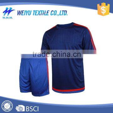 Fashion Customized Short Sleeve Cheap Soccer Jersey Set photo-3