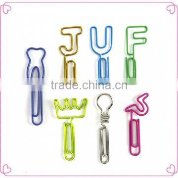 Factory Directly Assorted Colors Shapes Long Metal Paper Clip Gifts photo-6
