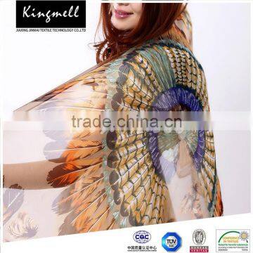 Customized Design Cheap Digital Printing 100% Pure Stock for Silk Scarves