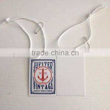 High Quality Coated Paper Jeans Hang Tags Swing Tags With Cotton Rope photo-4