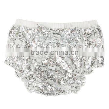Wholesale Girls Sequin Shorts Newborn Baby Sequin Bloomers With Butterfly Knot photo-4