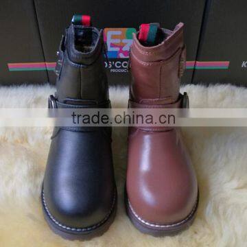 GZY Italy Model Fashion Sole Shoes Kid Boots Wearable Comfortable Winter Boots Wholesale Guangzhou 2017 Stock photo-4