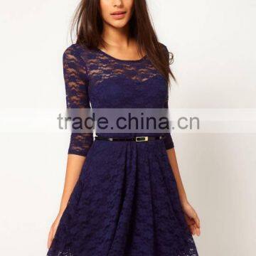 GZY 2015 Wholesale Long Sleeve Women Red Party Dresses photo-6