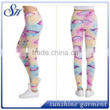 2017 Printed Spandex Woman Leggings KX006 photo-4
