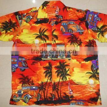 Palm Tree With Cars Hawaiian Shirts photo-2