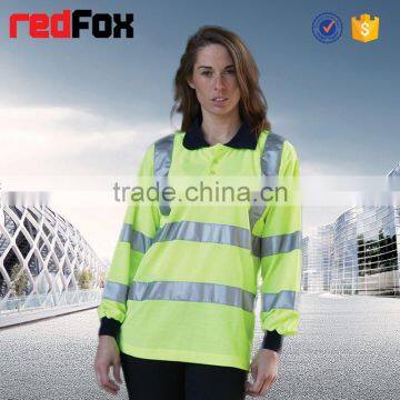 Reflective Safety hi Visible t Shirt Breathable Moisture Wicking photo-2