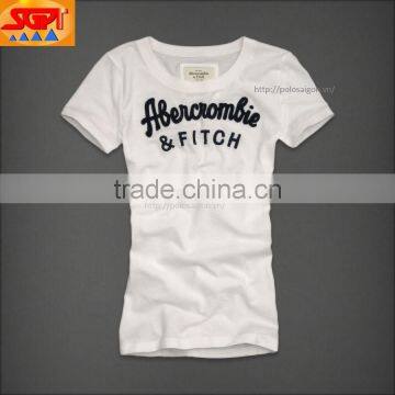 SHORT SLEEVE T SHIRT WOMEN, 100% COTTON