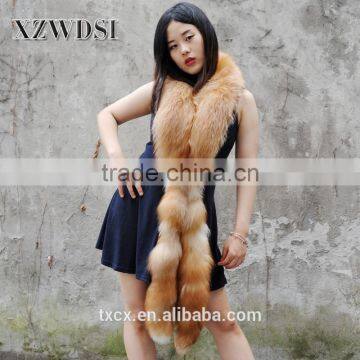 CX-B-17 New Fashion Style Gold And White Fox Fur Shawl Wholesale photo-3