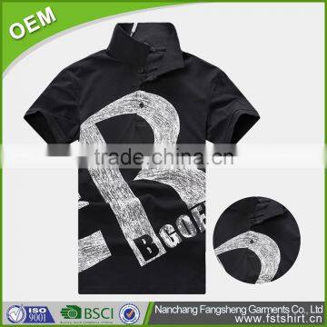 Fashion Design Men's Custom Polo Shirts Printing photo-6