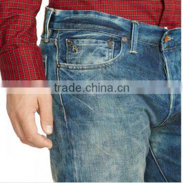 Biker Jeans Fashion Denim Trousers(LOTK089) photo-5